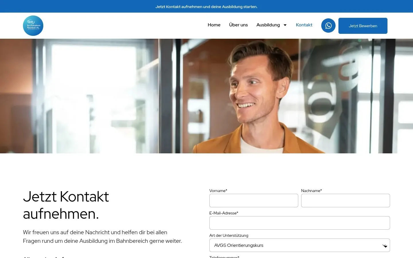 Berufsakademie Rheinland Web Design project by Metanow – image 4