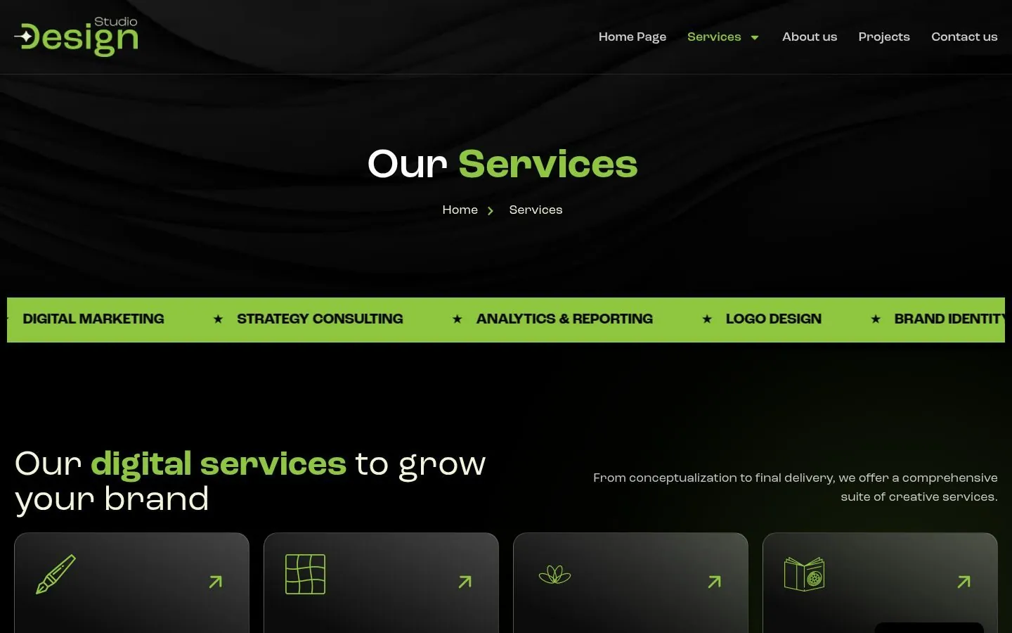 Design Studio Web Design project by Metanow – image 3