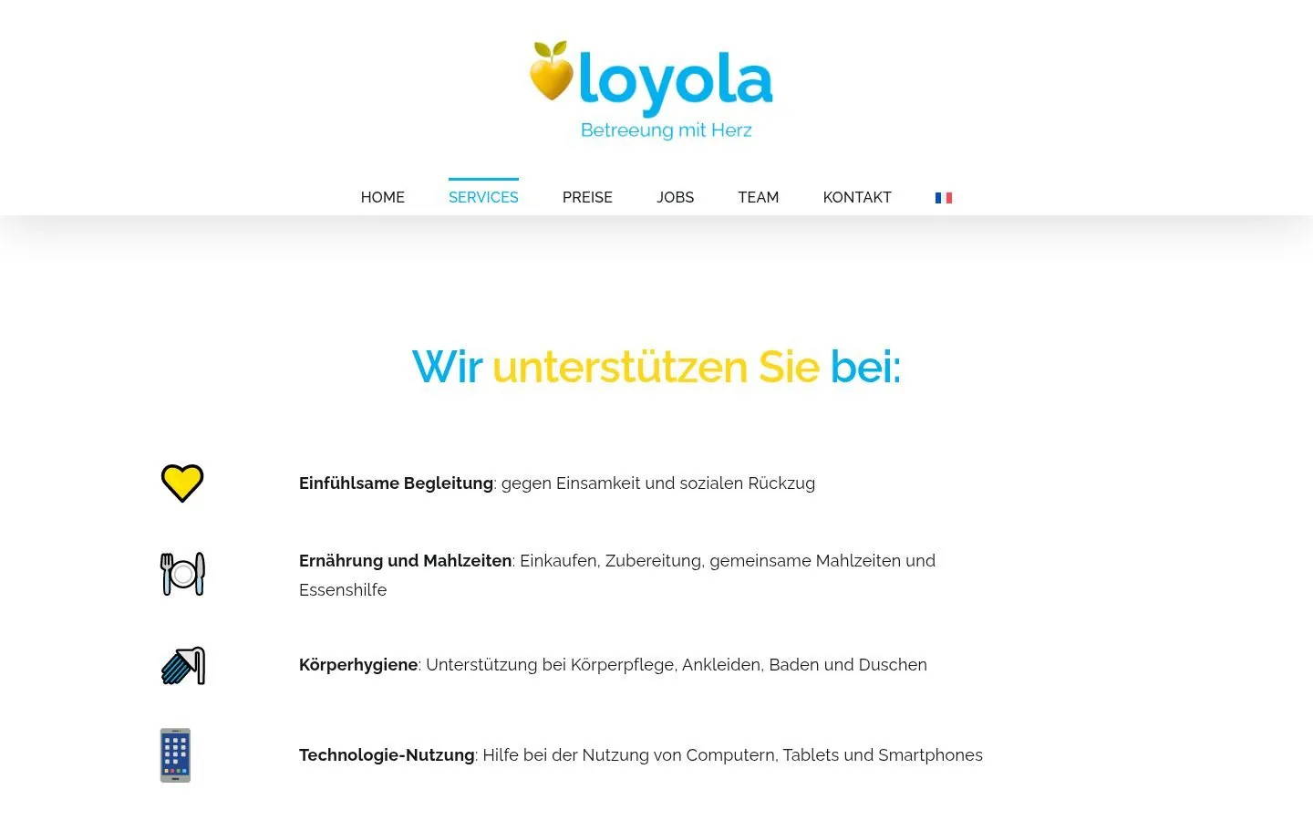 Loyola Web Design project by Metanow – image 3