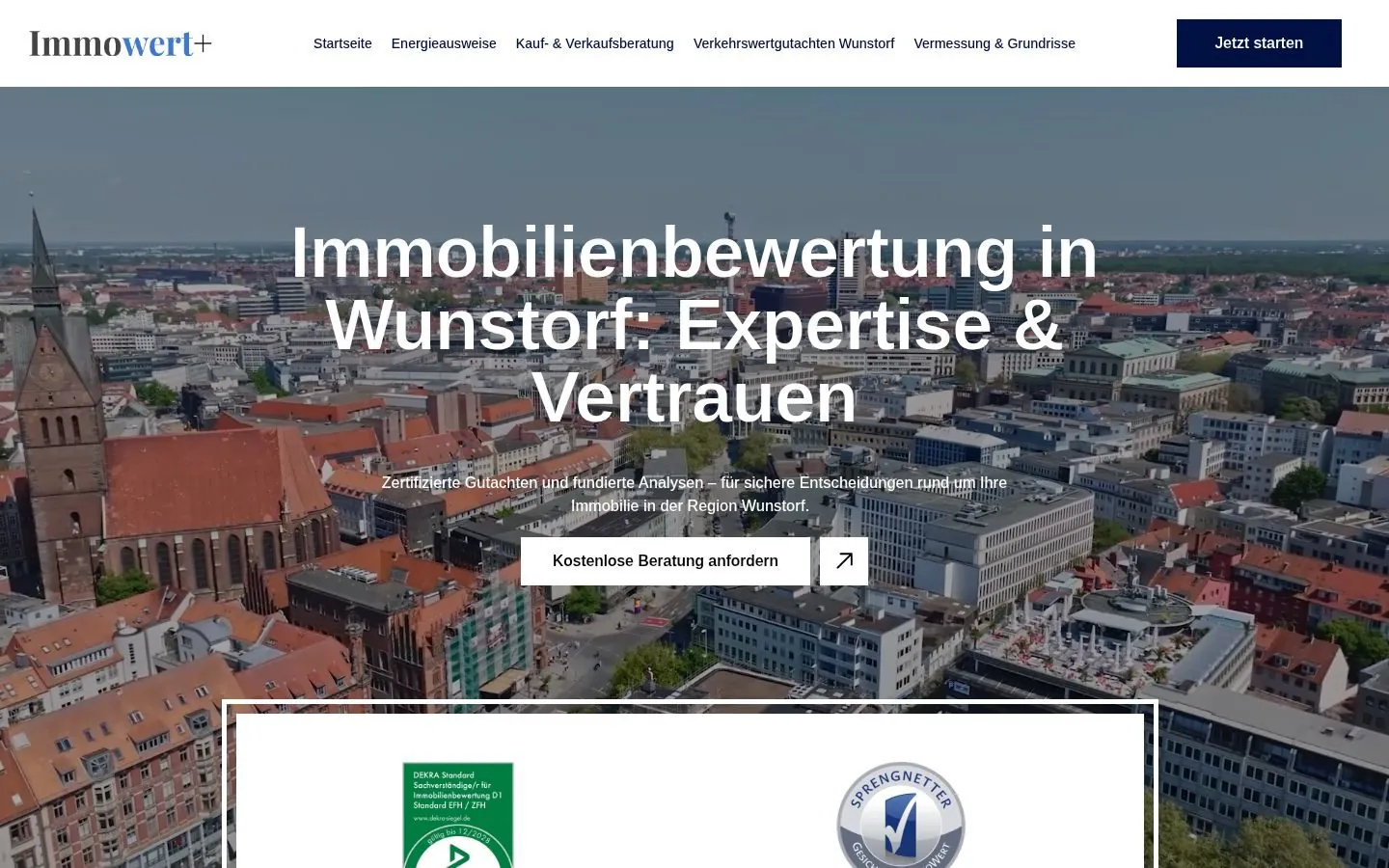 Immowert+ Website & SEO Projekt von Metanow – Bild 3