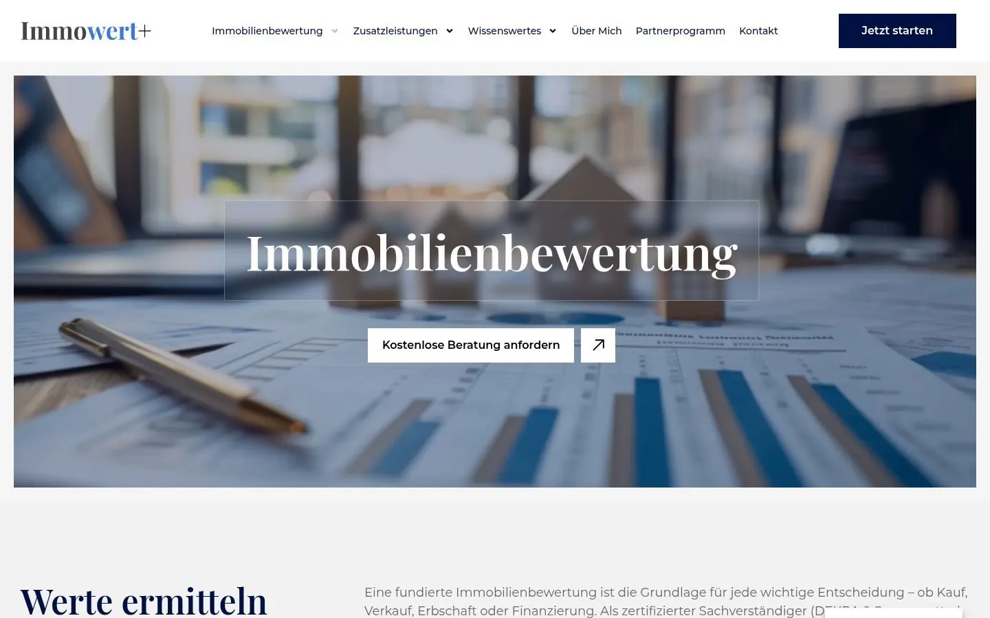 Immowert+ Website & SEO Projekt