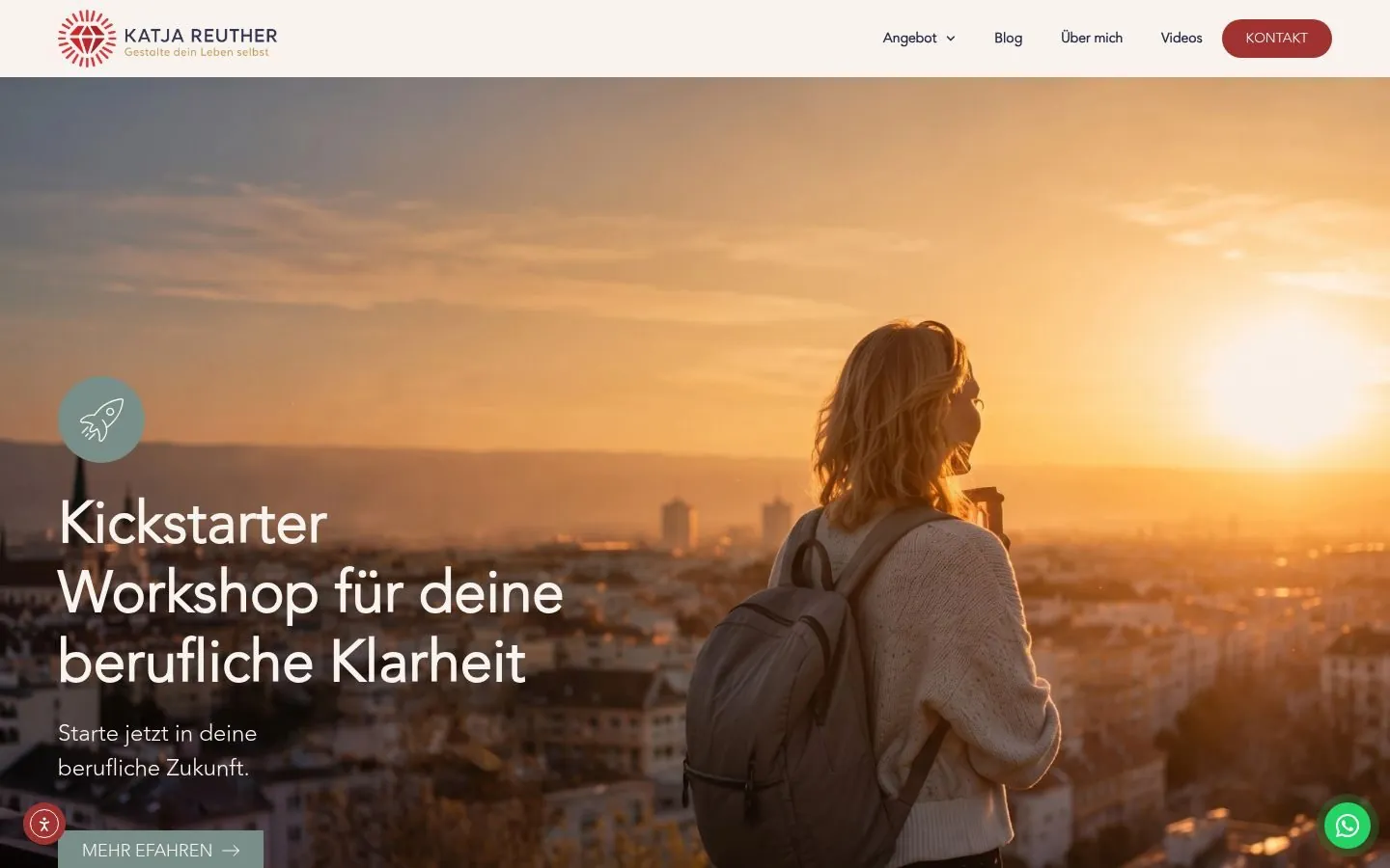 Katja Reuther Website & CRM project by Metanow – image 3