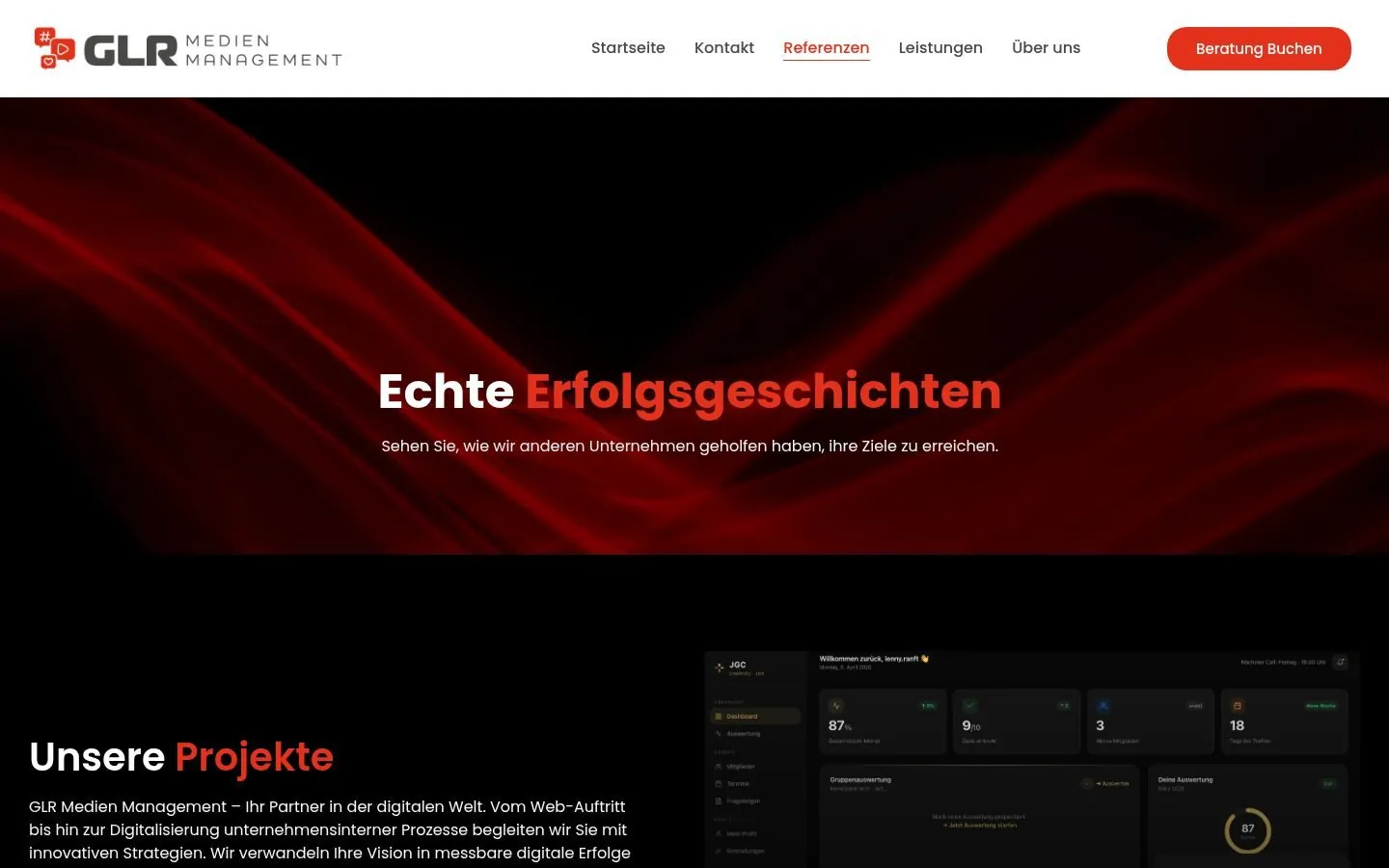 GLR Medien Management Redesign project by Metanow – image 4