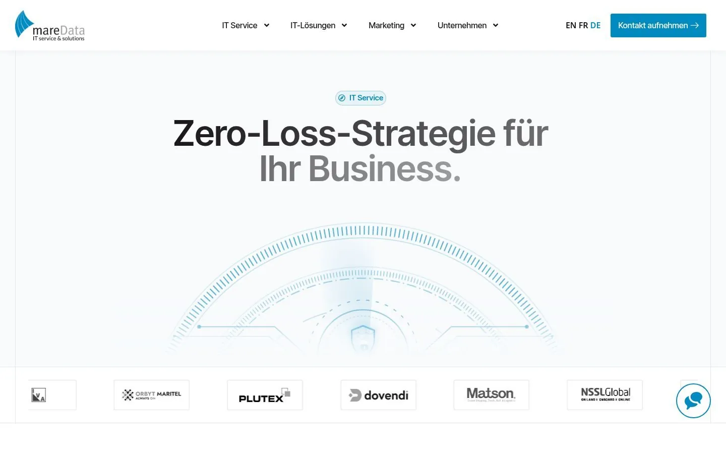 mareData Website Redesign project by Metanow – image 4