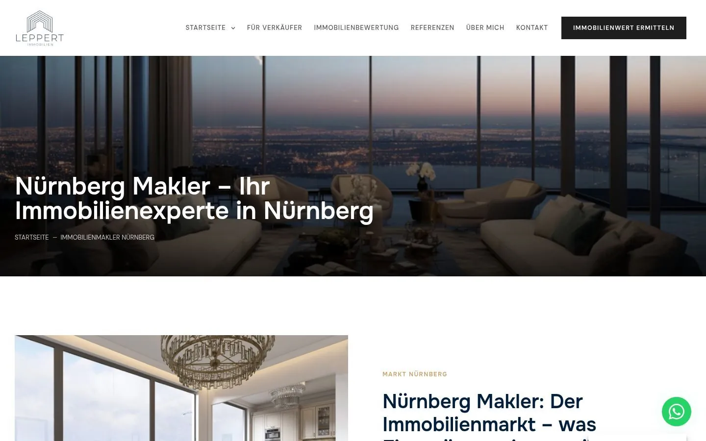 Leppert Immobilien Website & SEO project by Metanow – image 4