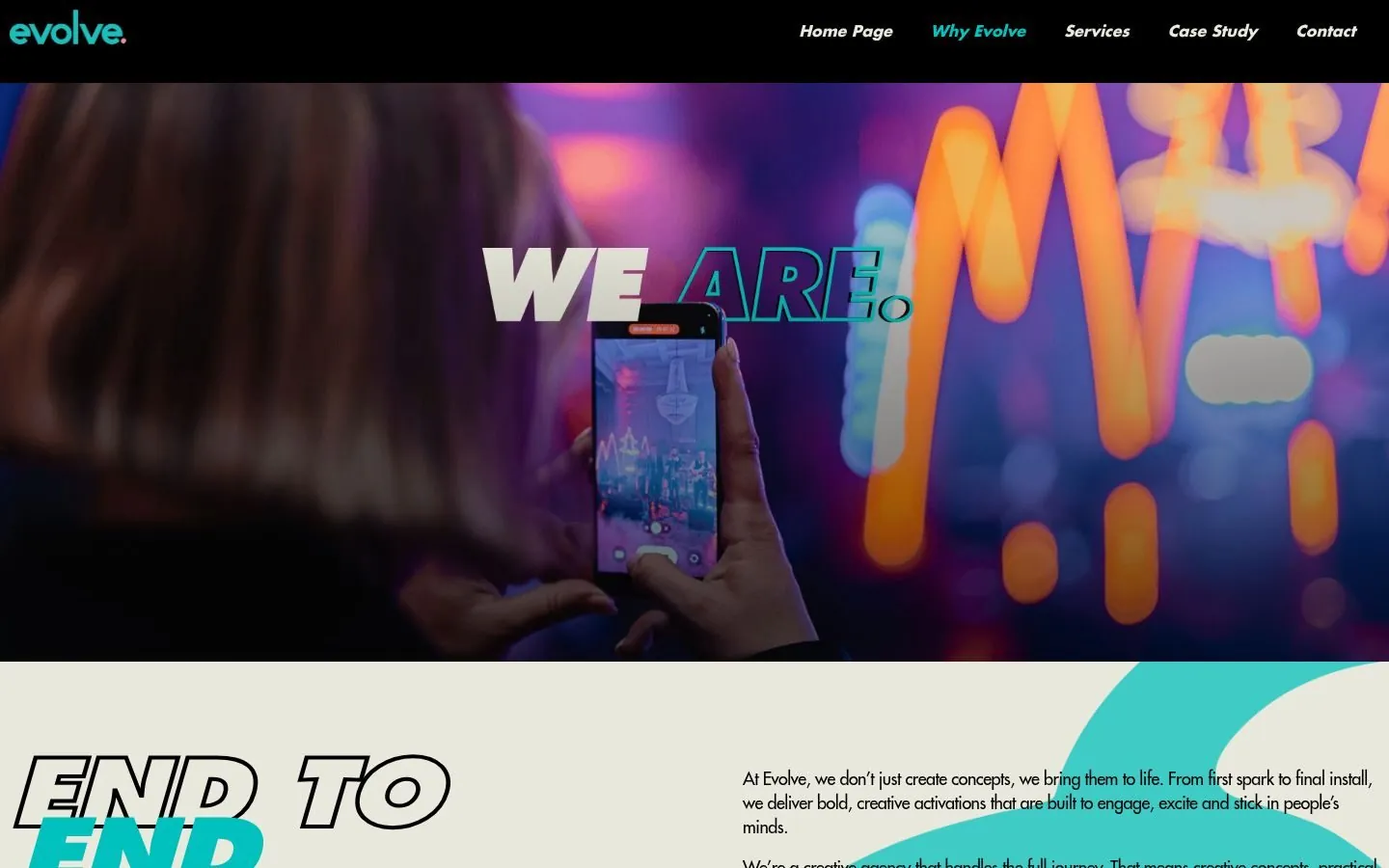 The Evolve Group Website Redesign project by Metanow – image 3