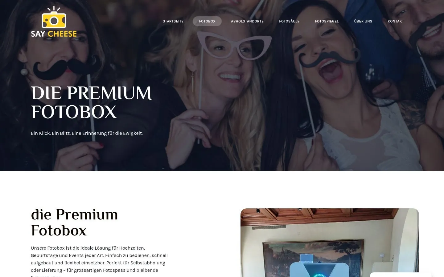 Say Cheese Website Redesign project by Metanow – image 3