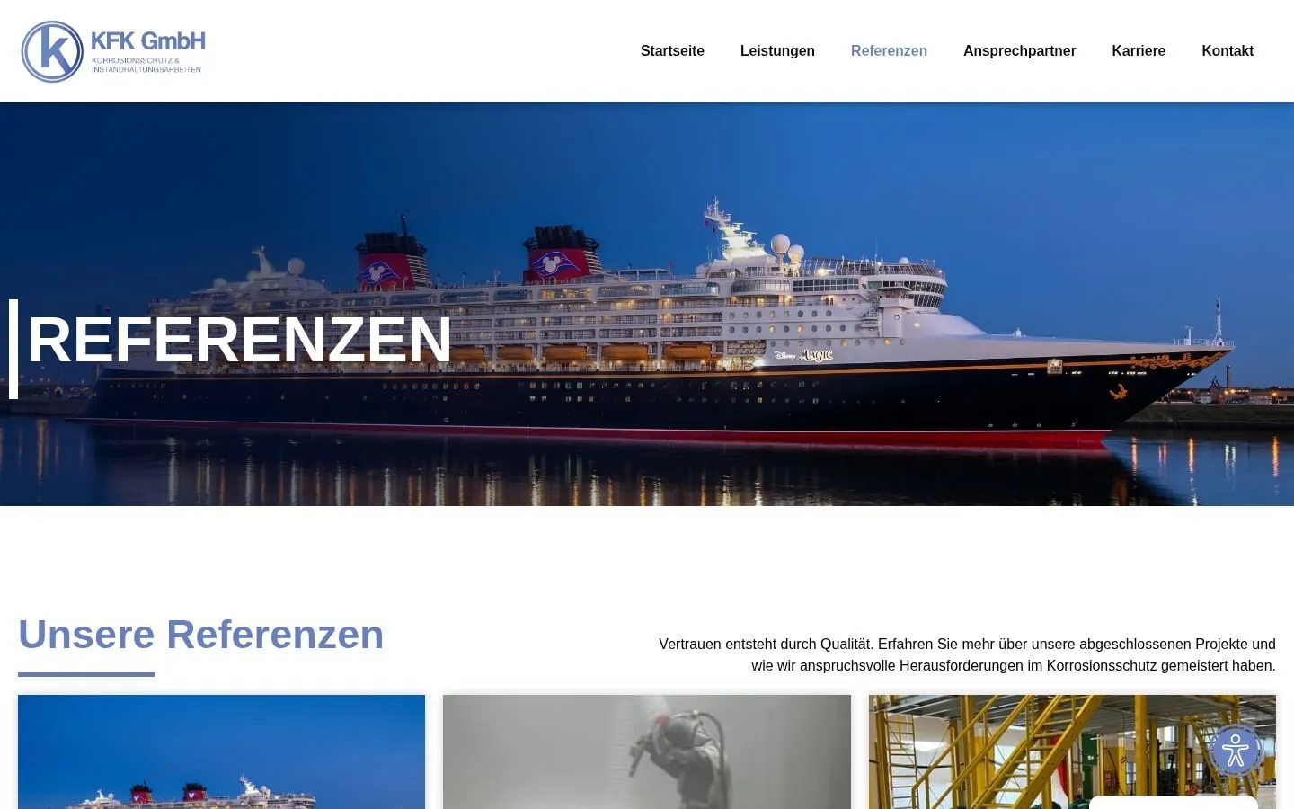 KFK Korrosionsschutz Website Redesign project by Metanow – image 2