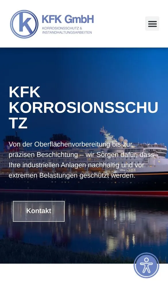 KFK Korrosionsschutz Website Redesign project by Metanow – image 4