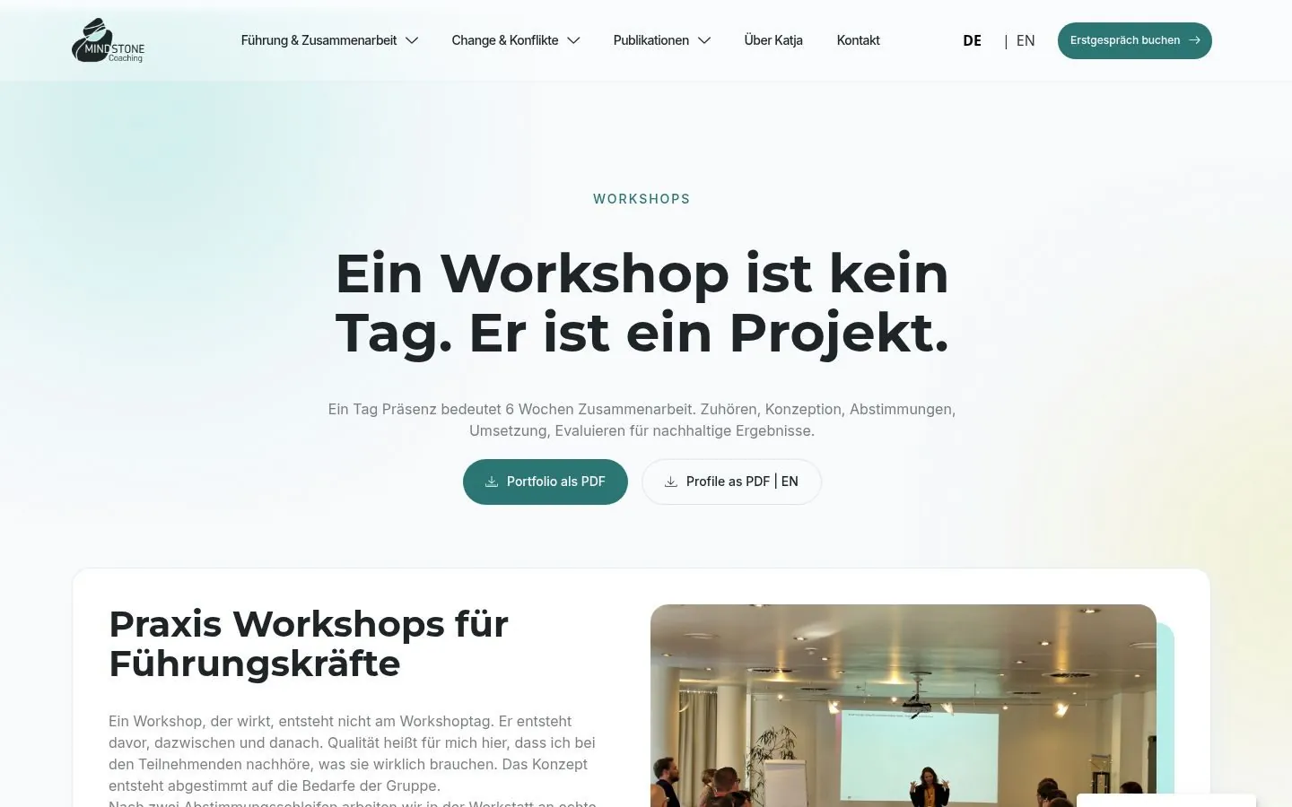 Katja Schäfer Web Design project by Metanow – image 2