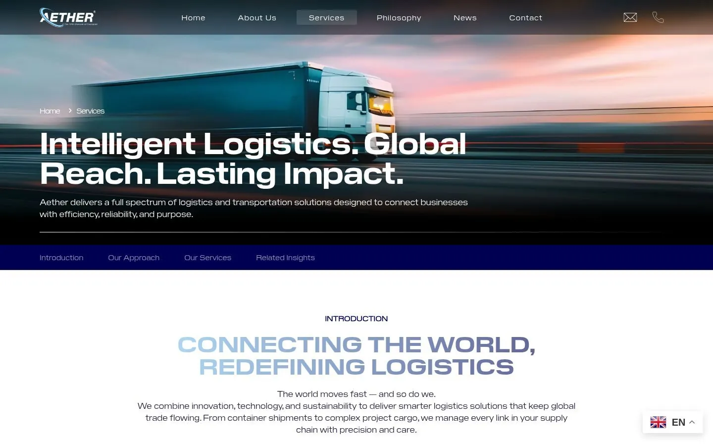 Aether Website & CRM project by Metanow – image 2