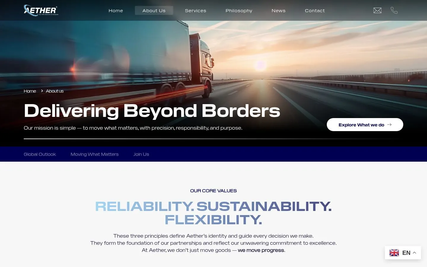 Aether Website & CRM project by Metanow – image 3