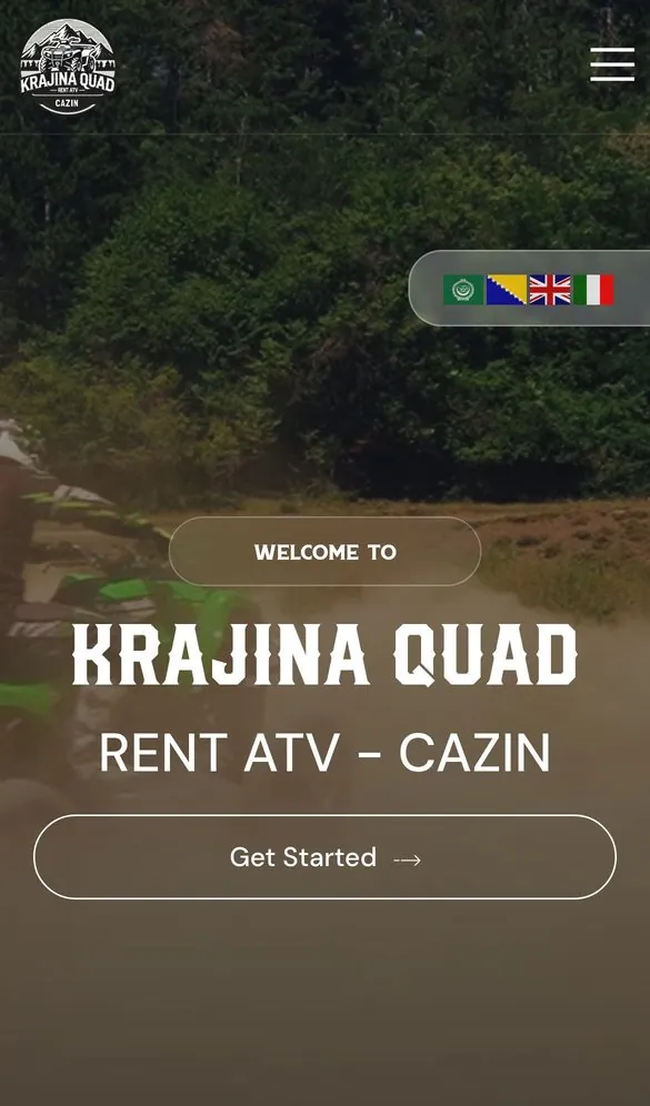 Krajina Quad Web Design project by Metanow – image 4