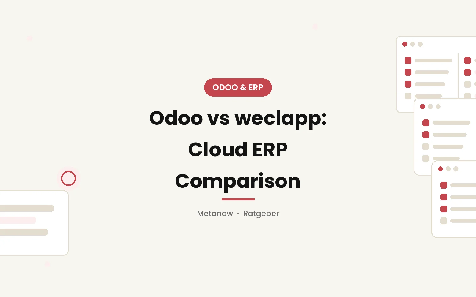Odoo vs. weclapp: Welches Cloud-ERP passt zu Ihrem KMU? (2026)