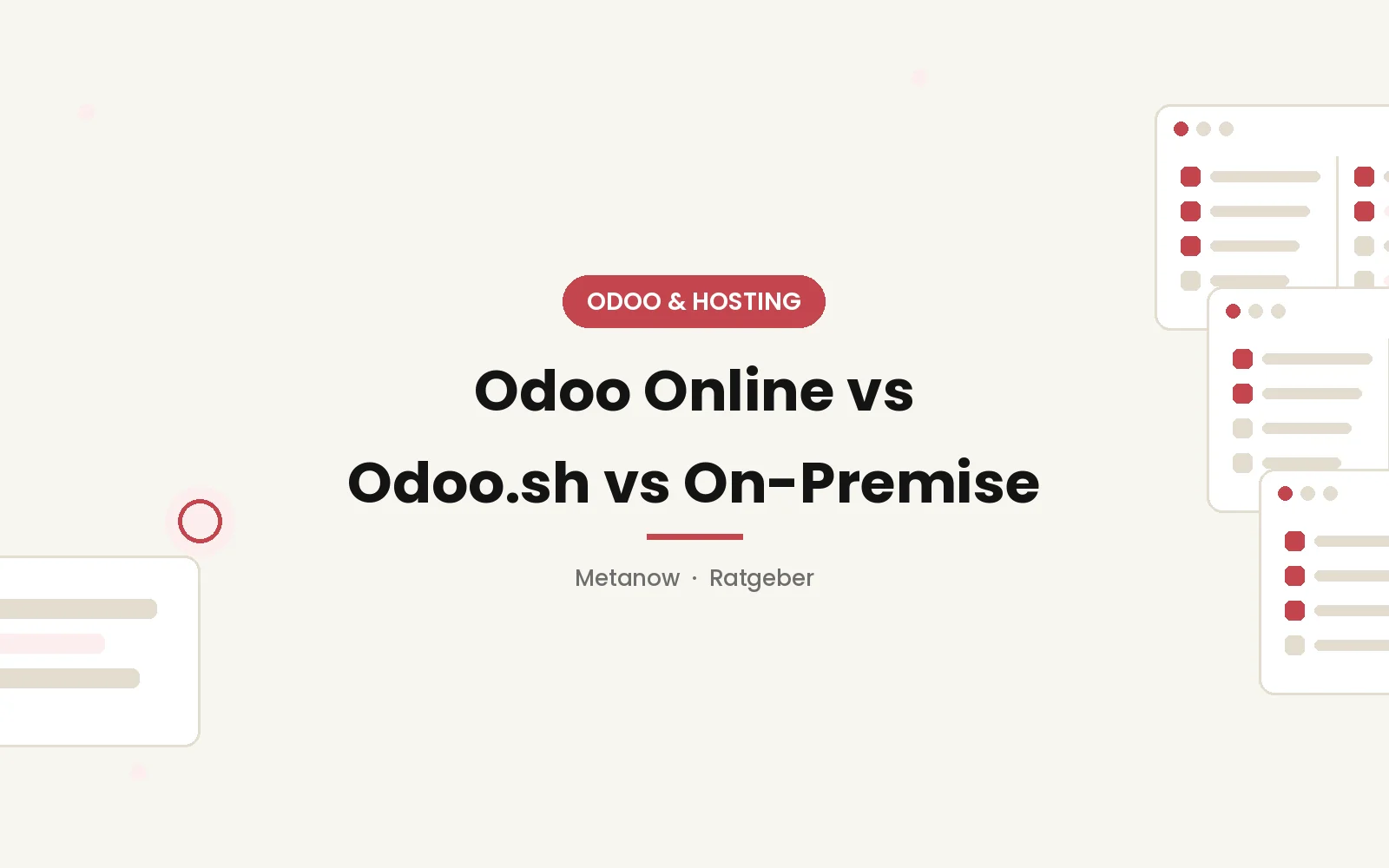 Odoo Online vs. Odoo.sh vs. On-Premise: Wo sollte Odoo laufen? (2026)