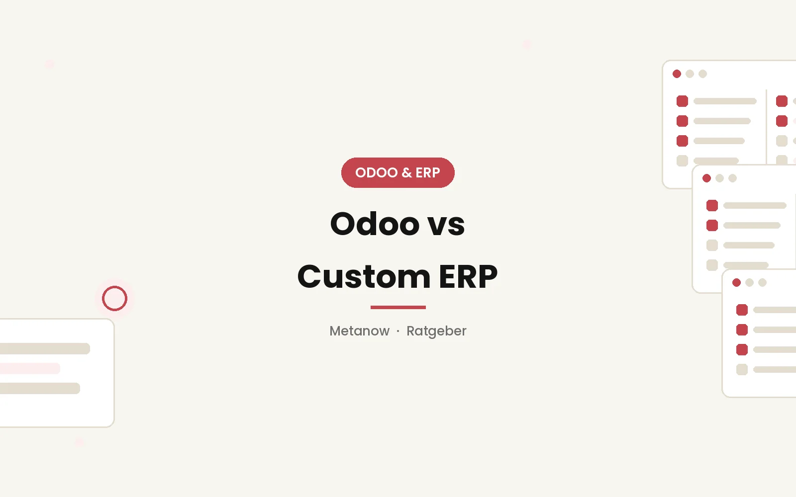 Odoo vs. individuelle ERP-Entwicklung: Anpassen oder selbst bauen? (2026)